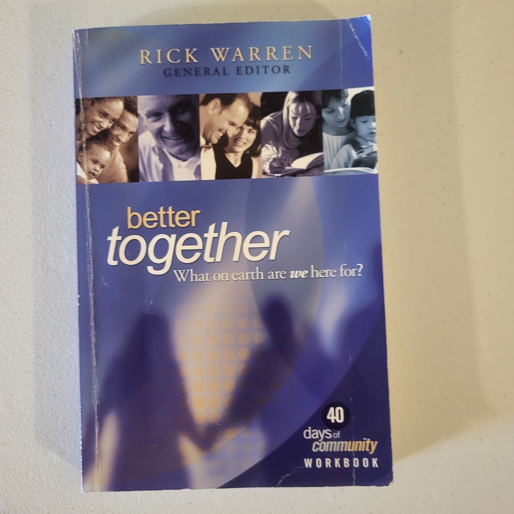Better Together Workbook By Rick Warren